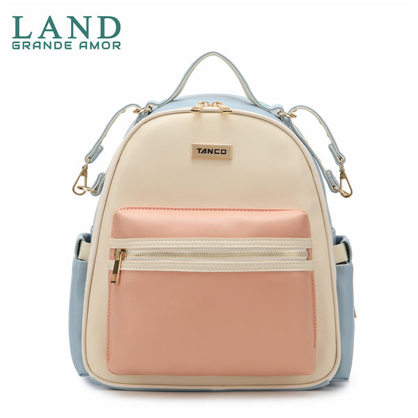 Modelo LAND TANCO Bolsa Mochila Maternity saco de fraldas (Azul)