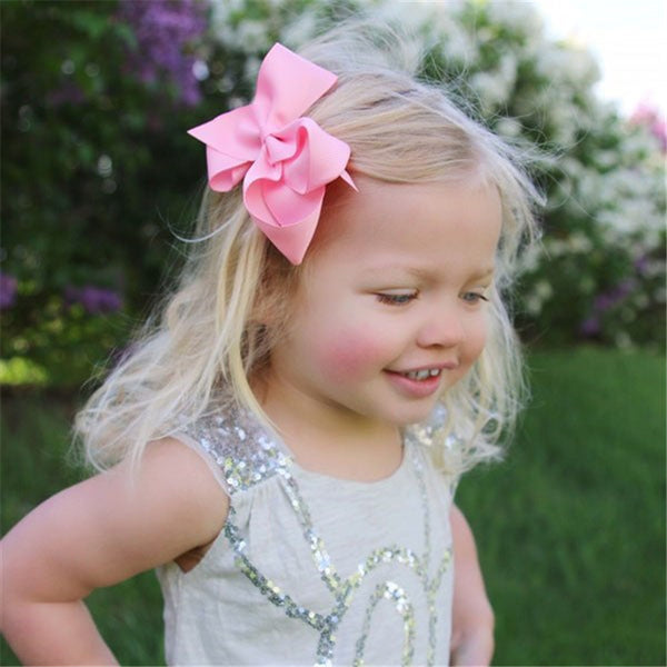 48 Colors Baby Bow Hairpin Clips Girls  Bowknot Barrette 50pcs/lot YL612