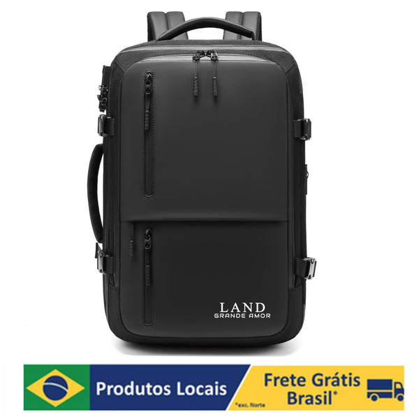 LAND GRANDE AMOR Mochila multifuncional para homens de moda europeia e americana Oxford pano mochila de negócios impermeável viagem ao ar livre