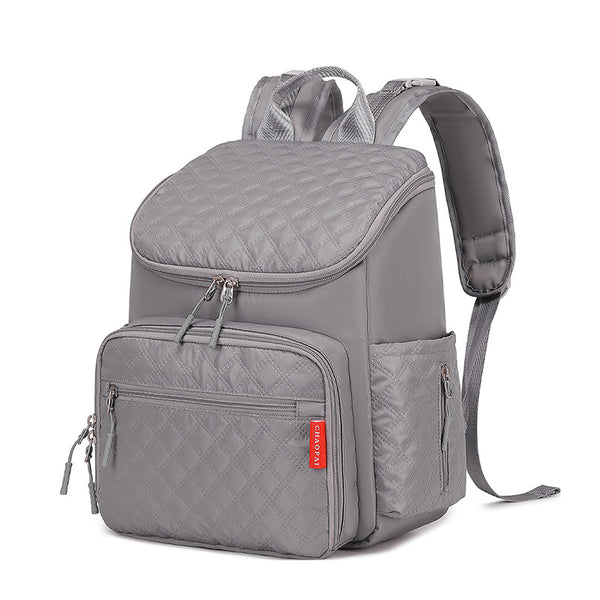 Mochila de fraldas (cinza)