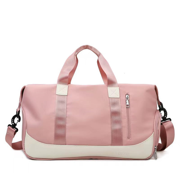 Saco de fitness (rosa）